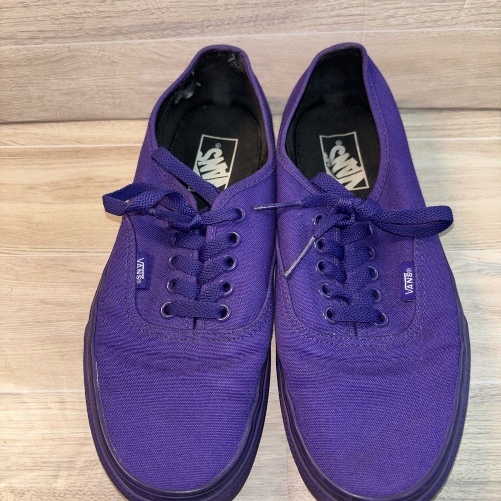 Purple Canvas Men's Shoes - Picture 3 of 9
